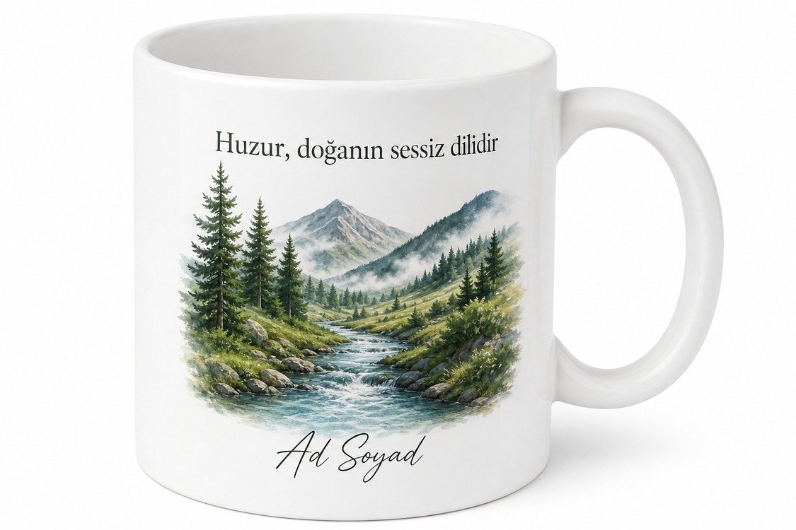 Çankırı Çerkeş Işık Dağı Doğal Sular Yayla Havası Kahve Kupası Hediye