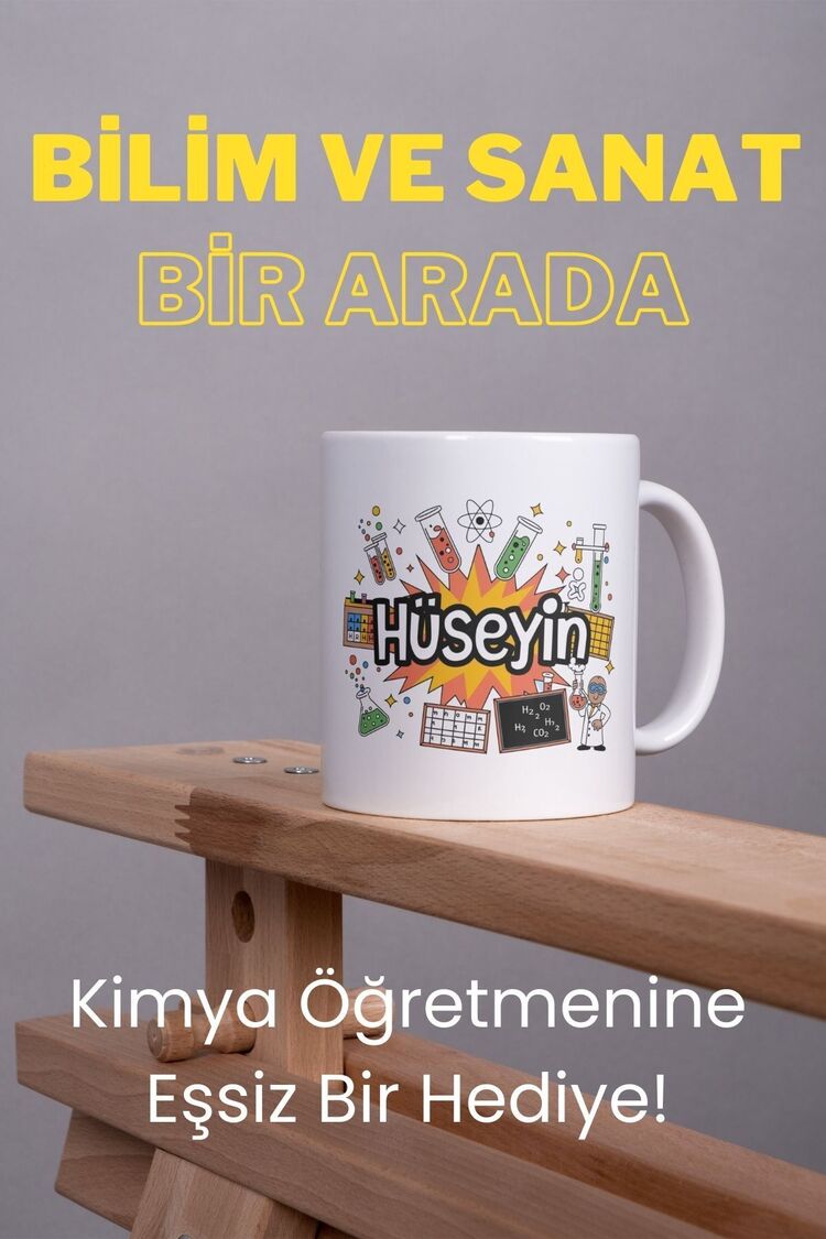 Kimya Öğretmenine Özel Kişisel Tasarım Kupa - Öğretmenler Günü Hediyesi