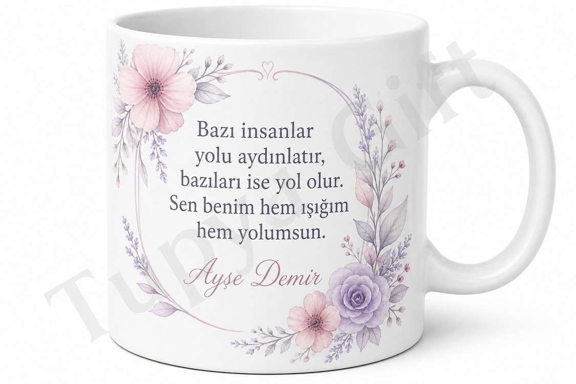 Abla İçin Özel Tasarım Seramik Baskılı Kupa Bardak Kardeş Hediyesi