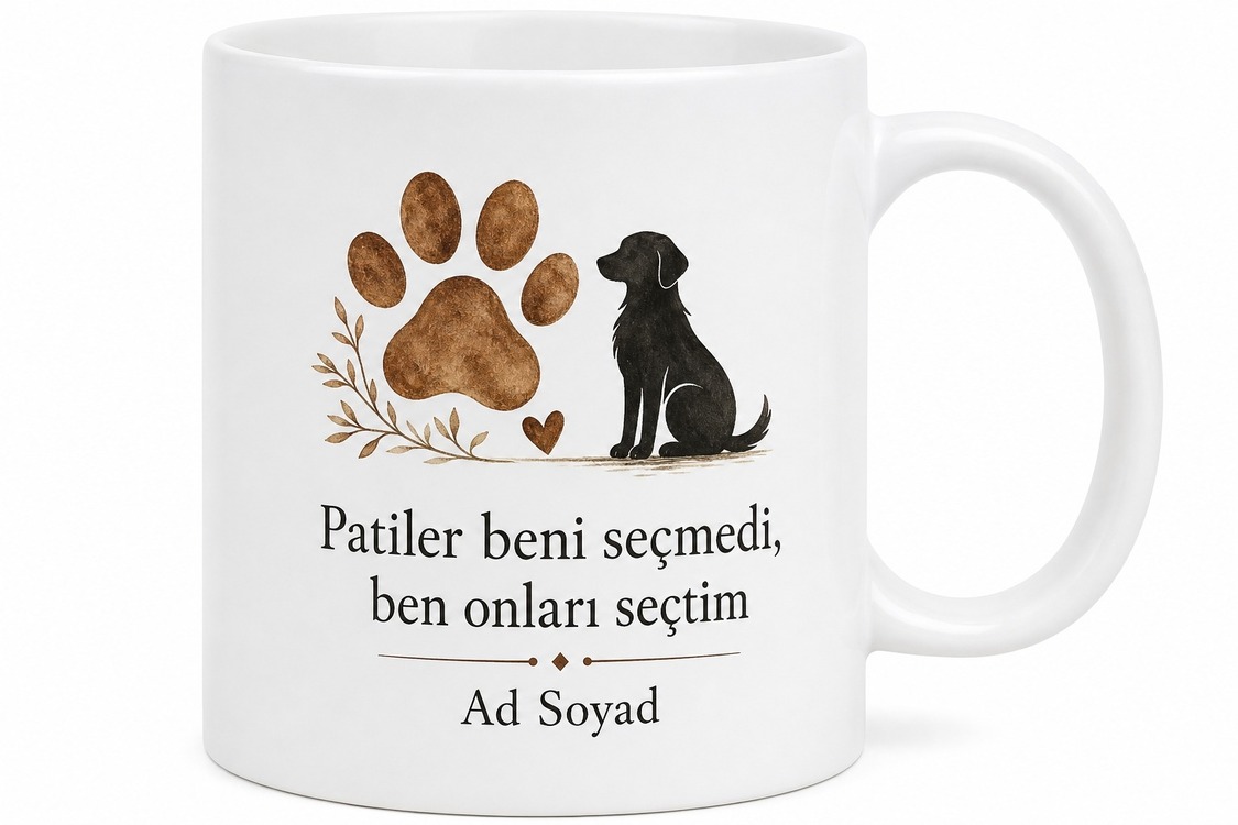 Köpek Eğitmeni Pati Dostların Disiplin Hocası Seramik Kupa Bardak Hediye