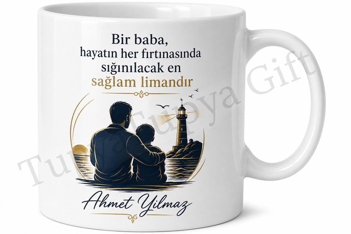 Dünyanın En İyi Babası Özel Tasarım Kupa Bardak Babalar Günü Hediyesi