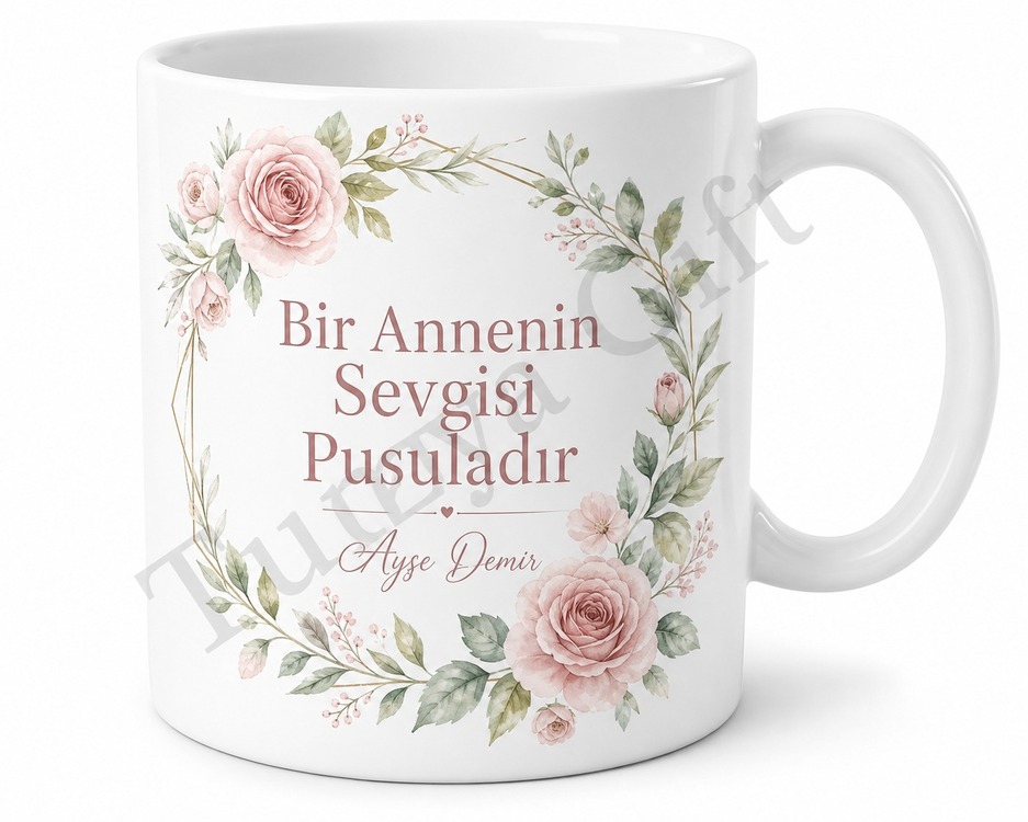 Süper Anne Yazılı Kişiye Özel Baskılı Kupa Bardak Anneler Günü Hediye