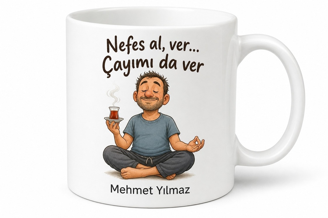 Baba Yoga Yapıyor Yazılı Eğlenceli Kupa Bardak Babalar Günü Hediye