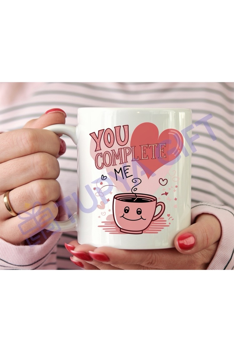 You Complete Me Aşk Temalı Kupa - Sevgililer Günü Hediyesi