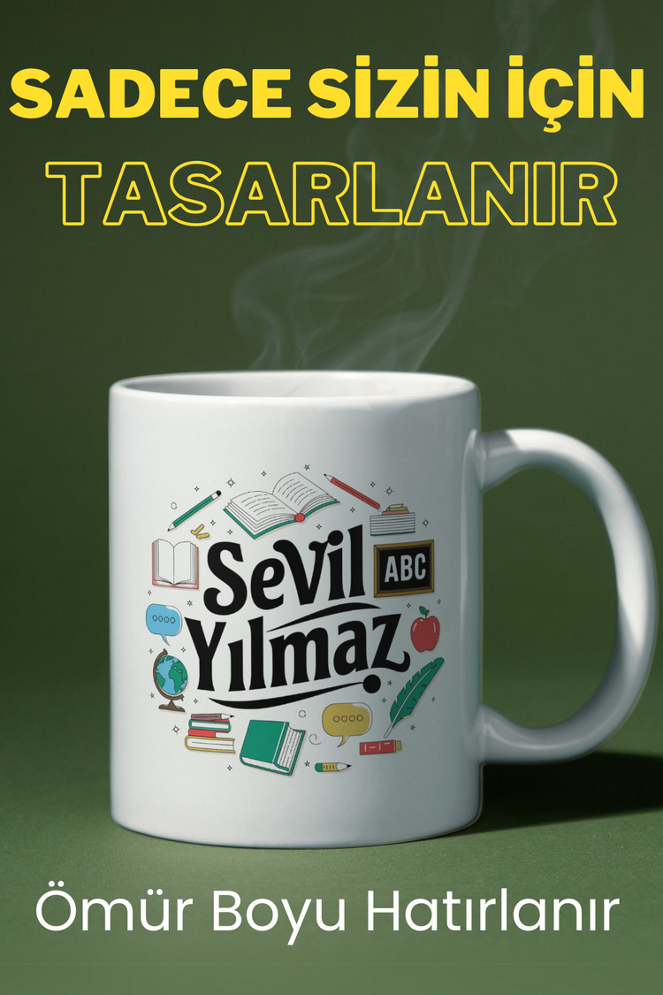 Öğretmenler Günü Hediyesi - Kişiye Özel Tasarım Kupa