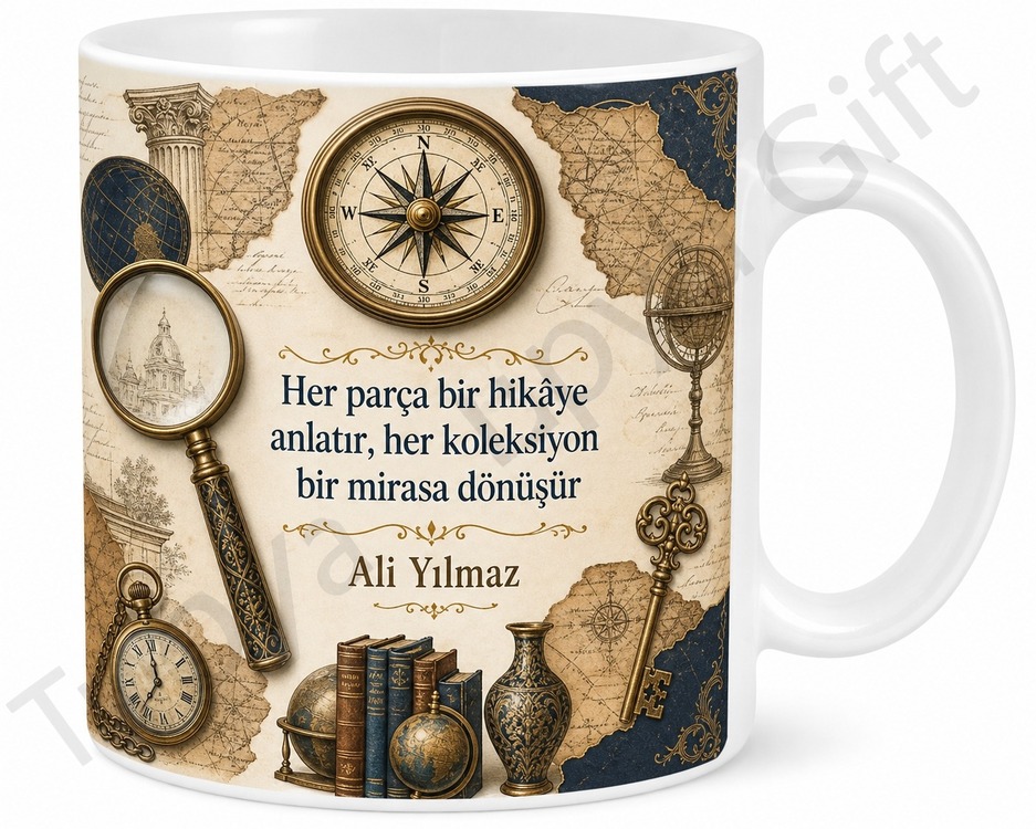 Koleksiyoncu Hediyesi Özel Baskılı Kupa Bardak Kişiye Özel Tasarım Hediye