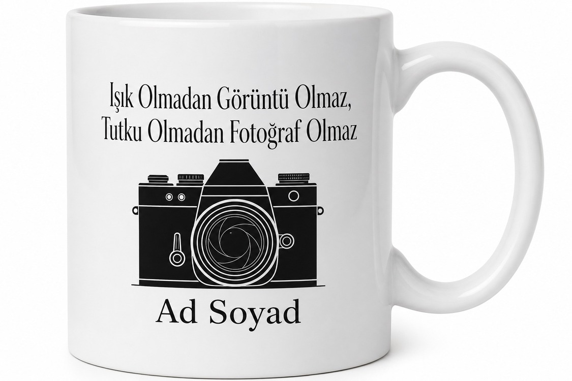 Shoot People For A Living Fotoğrafçılara Özel Tasarım Porselen Kupa Bardak Hediye