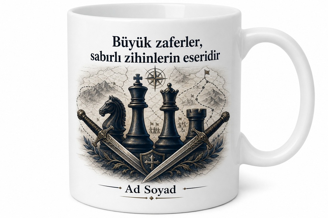 Strateji Oyunu Severlere Ordu Yöneten Taktik Dehası Kupa Bardak Hediye
