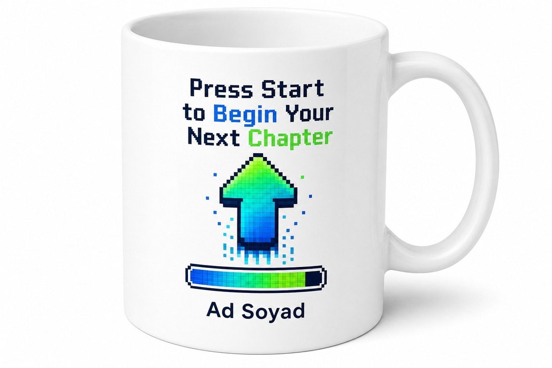 Level Up Your Life Motivasyon Kupası Hayatını Seviye Atlat Hediye Kupa Bardak