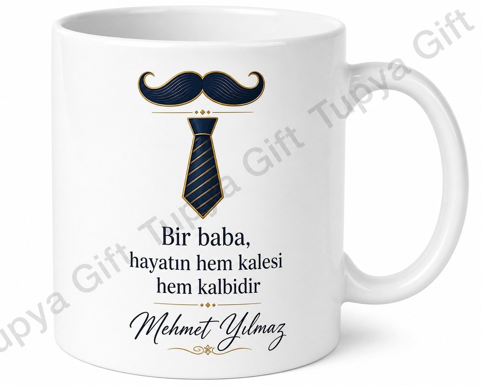 Muhteşem Baba Yazılı Özel Baskılı Kupa Bardak Babalar Günü Hediyesi