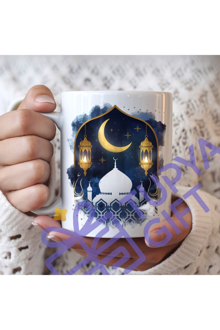 Ramazan Temalı Şık ve Özel Tasarım Kupa - Manevi Atmosferi Yudumlayın
