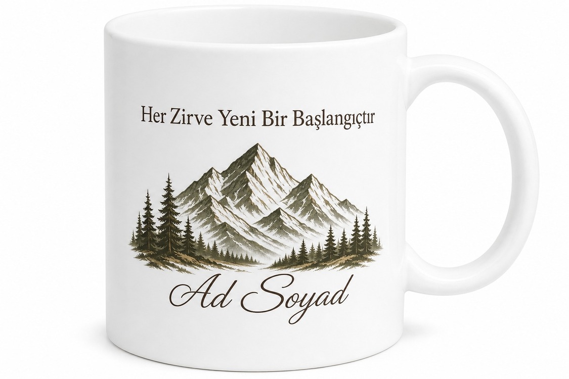 Doğa Yürüyüşü Temalı Kupa Bardak Hediye