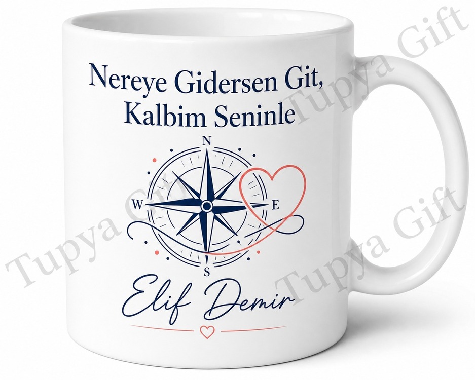 Yurt Dışında Yaşayana Hediye Baskılı Kupa Bardak Gurbet Hatırası