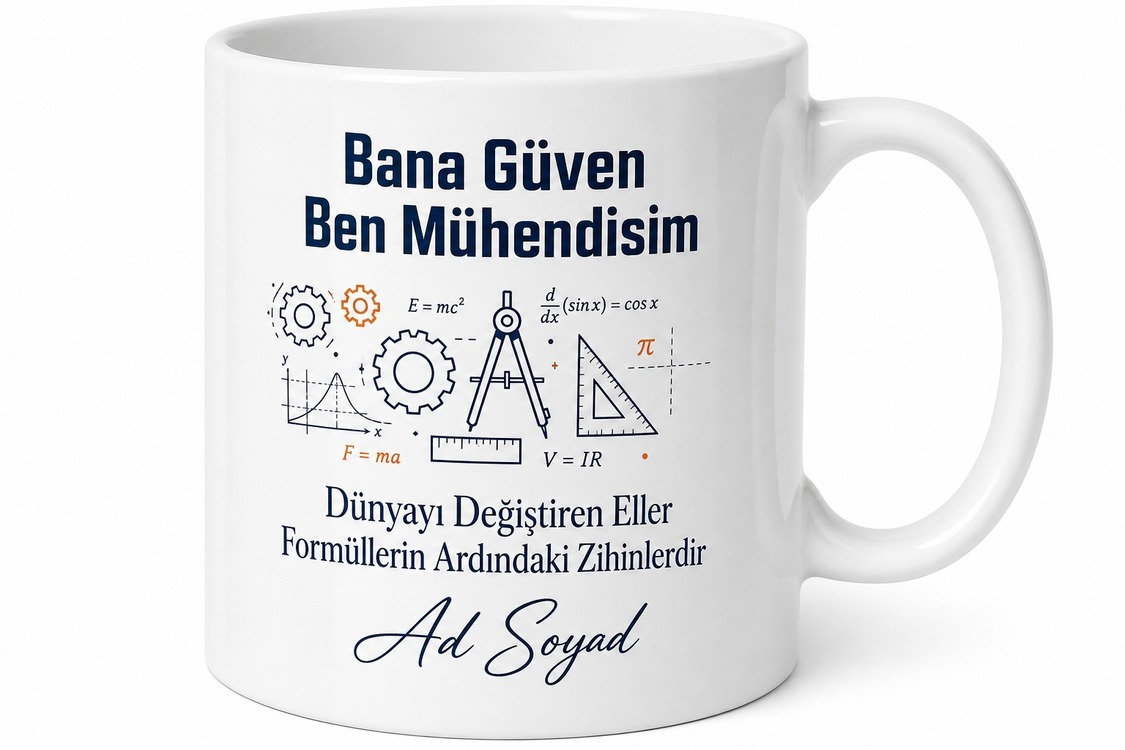 Trust Me Im An Engineer Bana Güven Mühendisim Yazılı Kupa Bardak Hediye