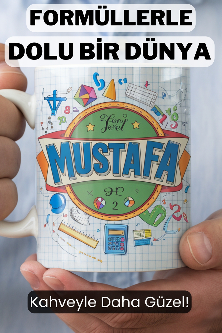 Matematik Öğretmenine Özel Tasarım Kupa - Öğretmenler Günü Hediyesi
