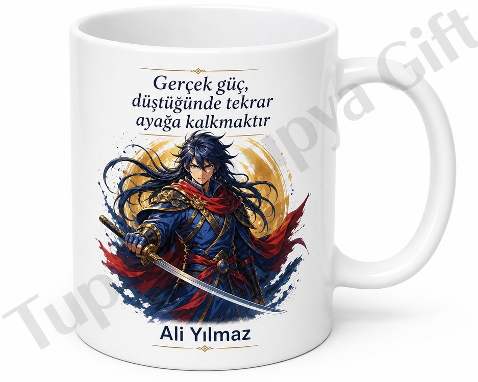 Anime Sever İçin Özel Baskılı Kupa Bardak Hediye Anime Fan Mug