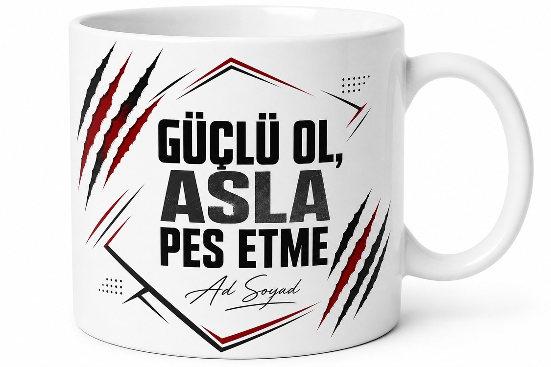 Fierce Temalı Vahşi Ve Güçlü Baskılı Kupa Bardak Hediye