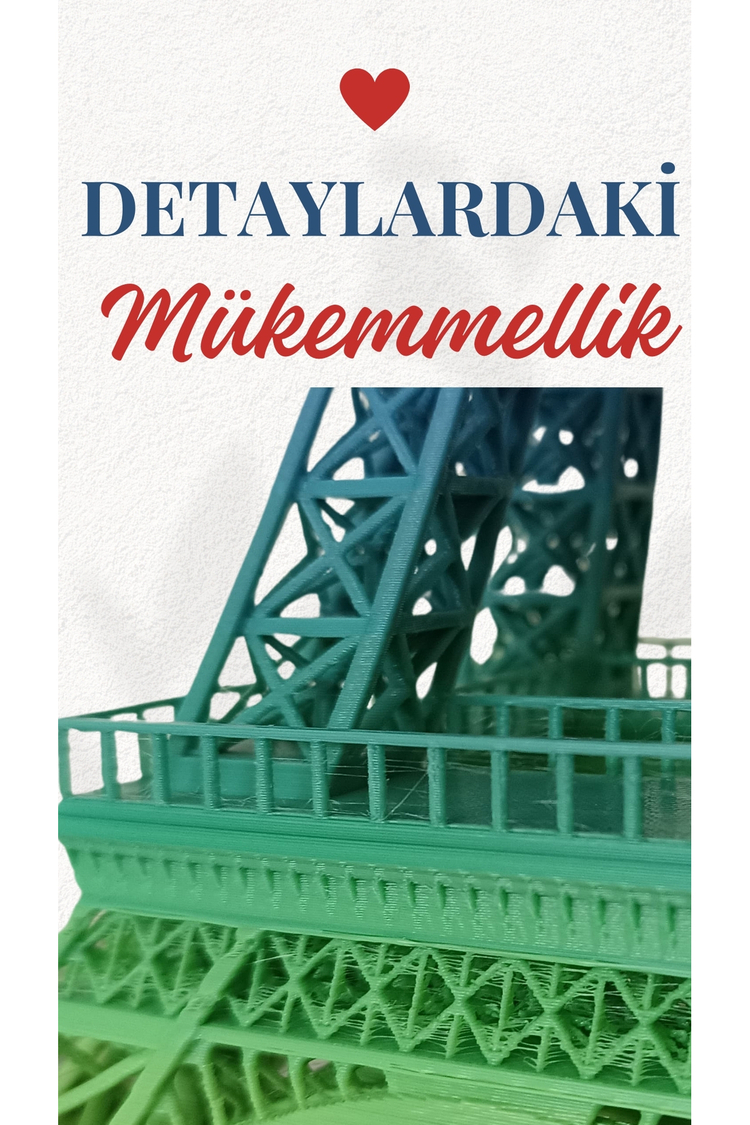 Rengarenk 33 Cm Eiffel Kulesi Dekoru – Eyfel Kulesi Minyatür Maketi