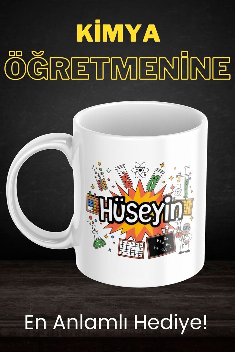 Kimya Öğretmenine Özel Kişisel Tasarım Kupa - Öğretmenler Günü Hediyesi