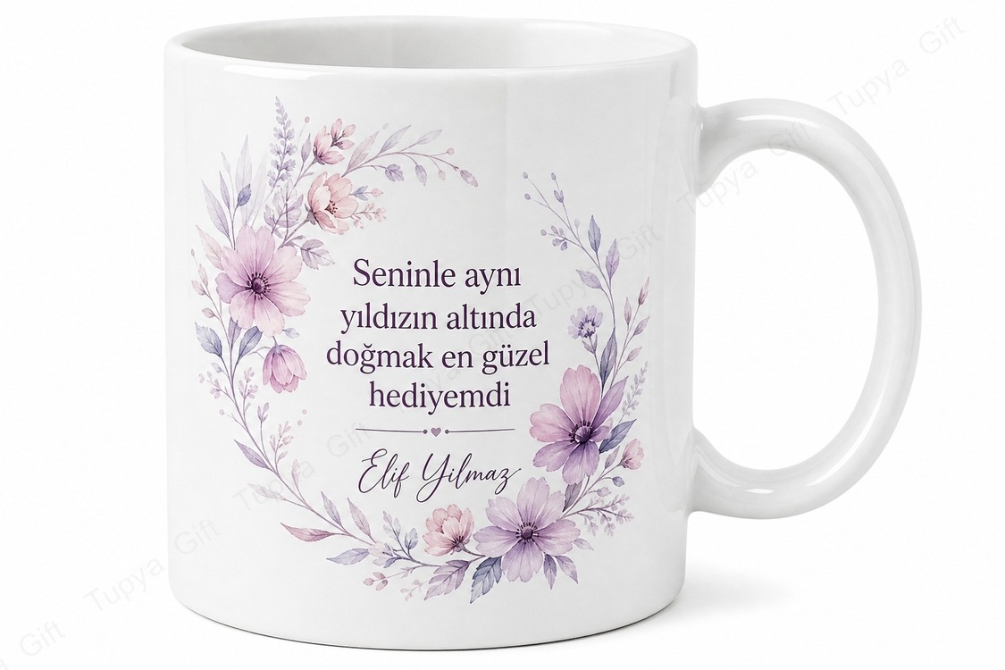 Abla İçin Kişiye Özel İsimli Baskılı Kupa Bardak Kardeş Hediyesi