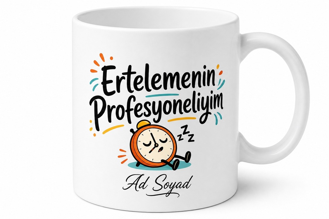 Ertelemenin Profesyoneliyim Kupa Bardak Hediye