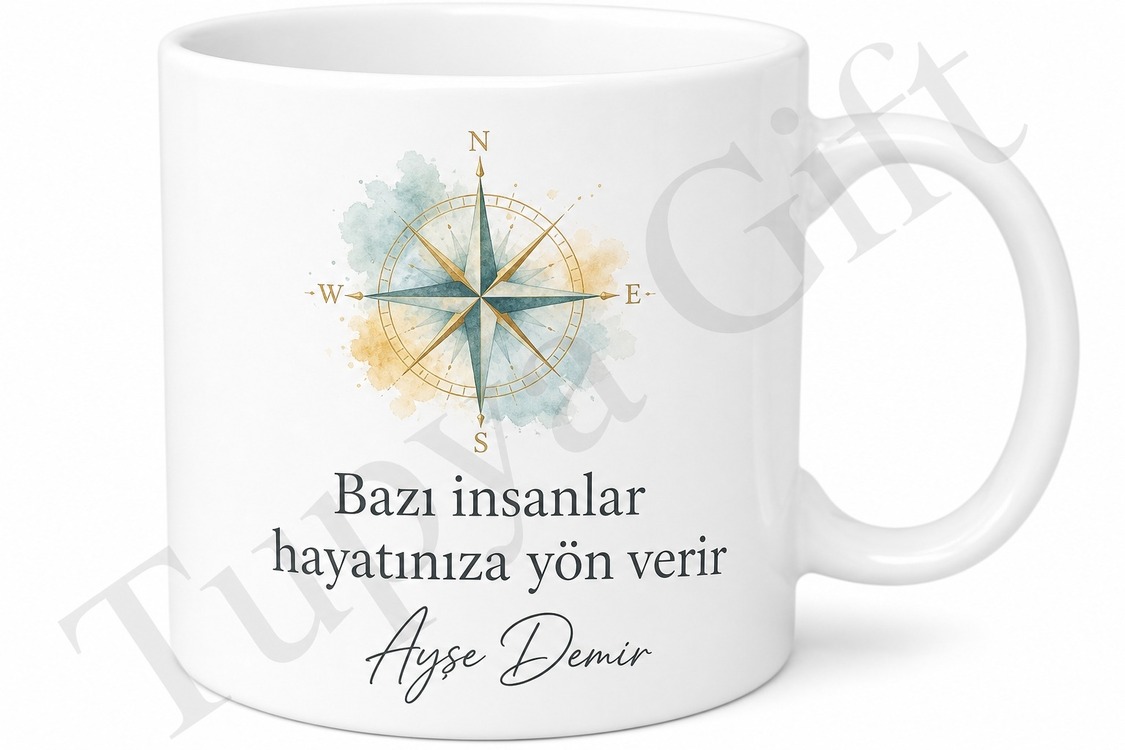 Rehber Öğretmene Hediye İsme Özel Baskılı Kupa Bardak Hatıra Hediye