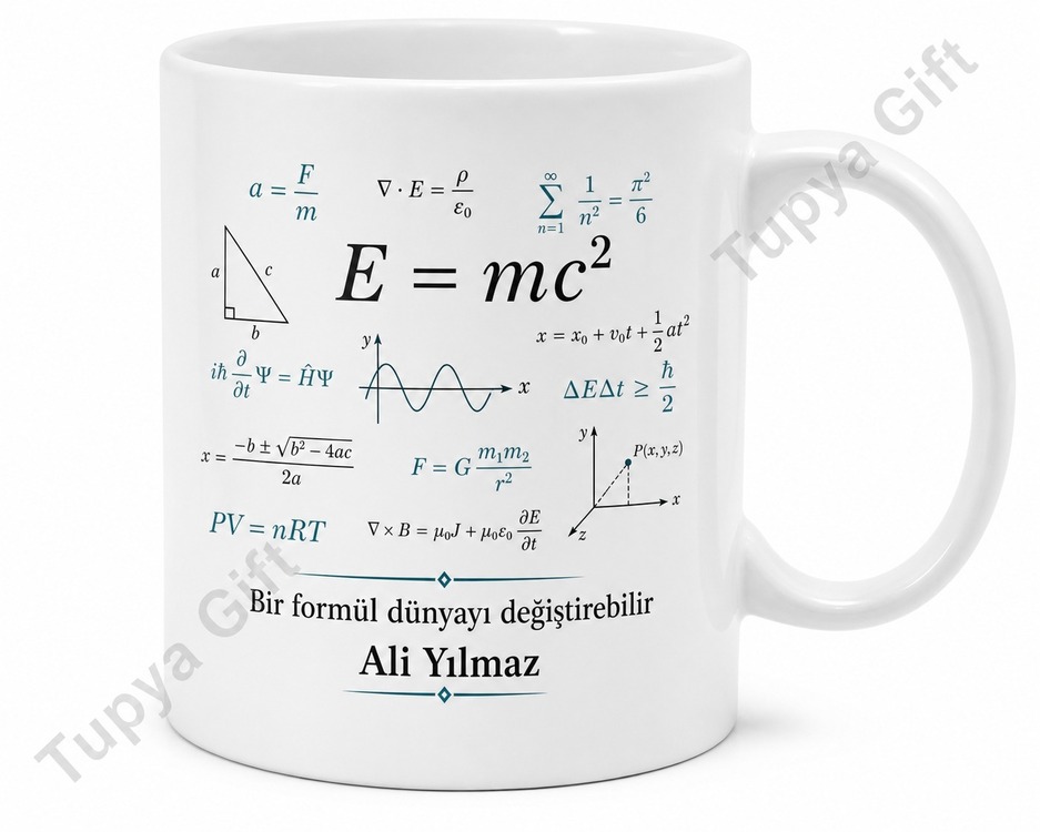 Formül Temalı Kişiye Özel Baskılı Kupa Bardak Hediye Porselen Mug