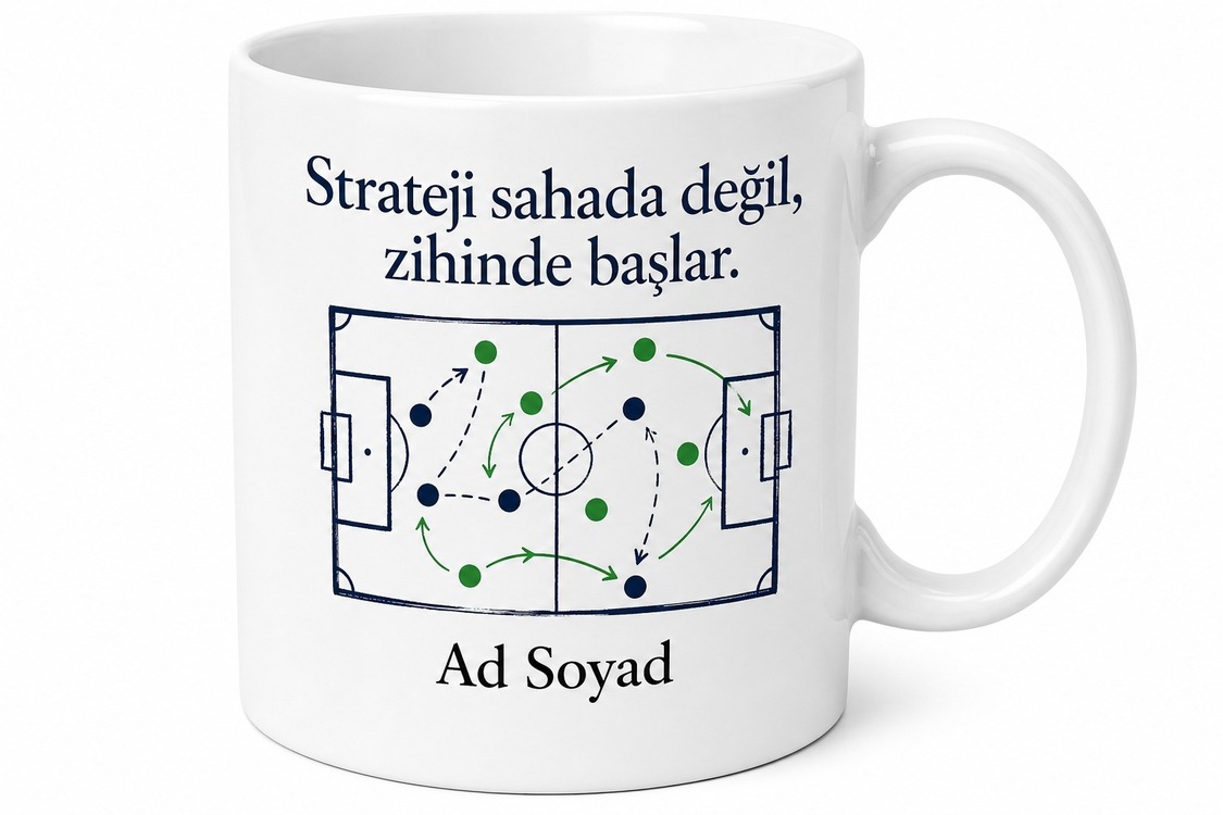 Spor Oyunu Oynayanlara Sanal Şampiyon Menajerlik Zekası Kupa Bardak Hediye