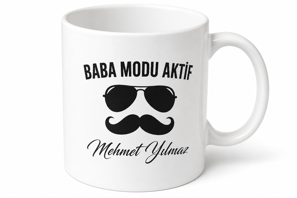 Baba Modu Aktif Yazılı Esprili Kupa Bardak Babalar Günü Hediyesi