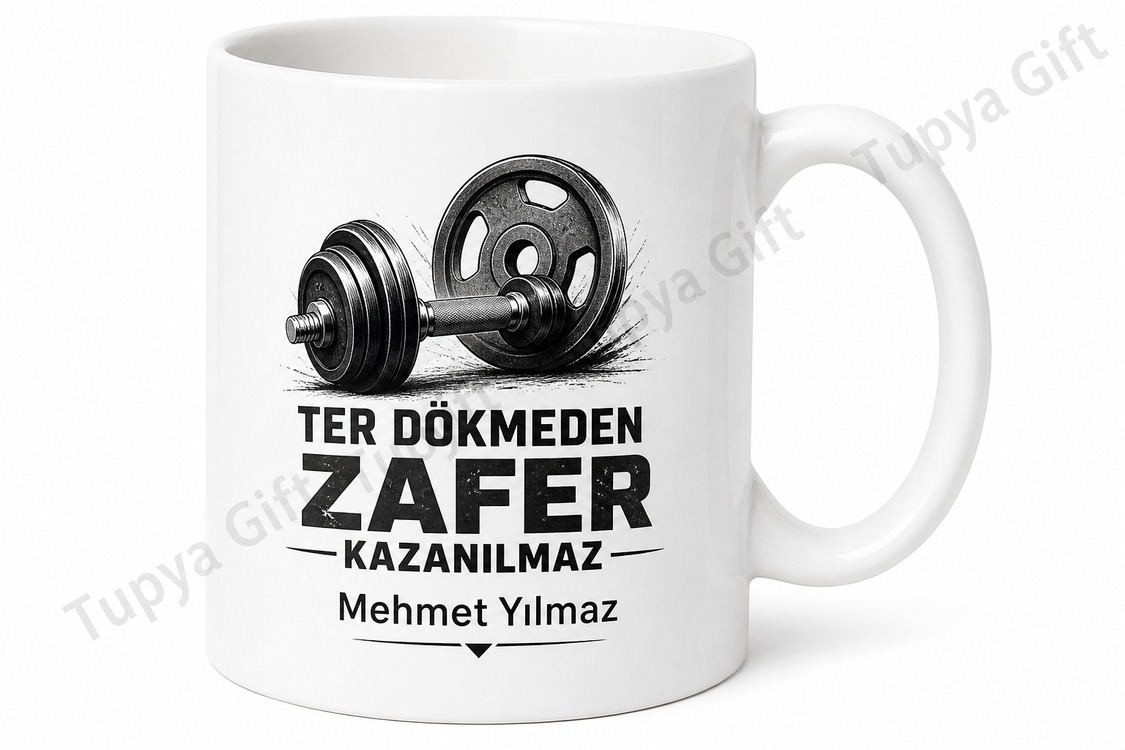 Fitness Tutkunu Baba Yazılı Spor Kupa Bardak Babalar Günü Hediyesi