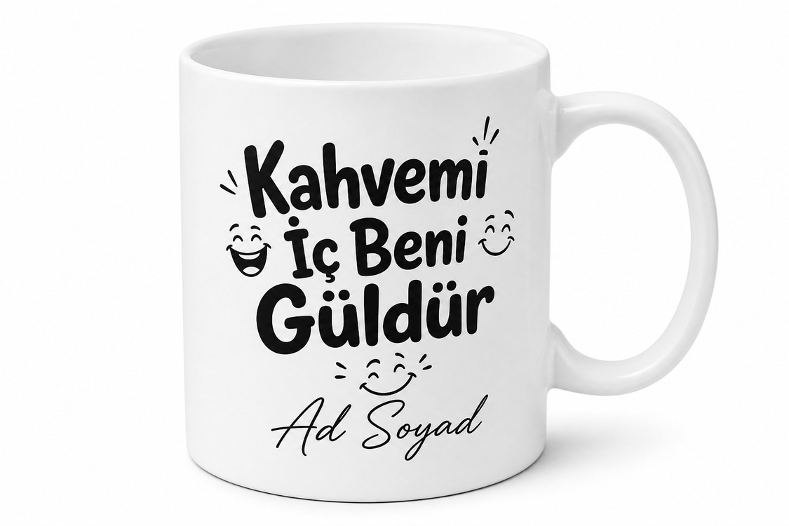 Mizah Seven İçin Mesajlı Hediyelik Baskılı Kupa Bardak Komik Hediye