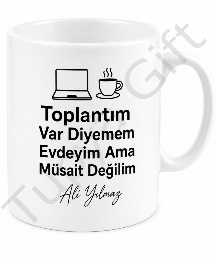 Serbest Çalışan İçin Komik Yazılı Baskılı Kupa Bardak Freelancer Hediye