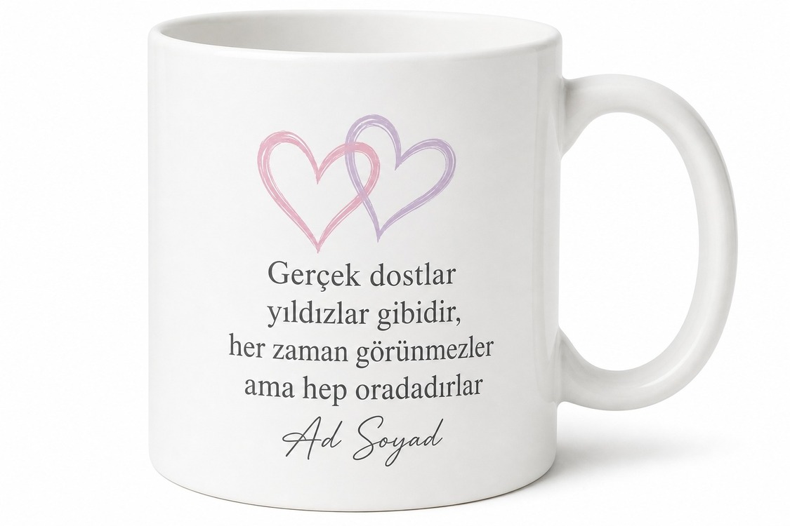Best Friend Ever Temalı Dünyanın En İyi Arkadaşı Kupa Bardak Hediye