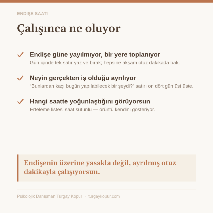 Endişe Saati