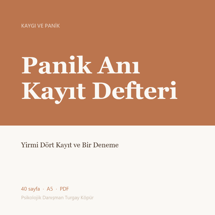 Panik Anı Kayıt Defteri