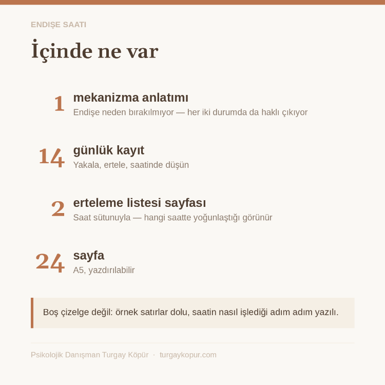 Endişe Saati