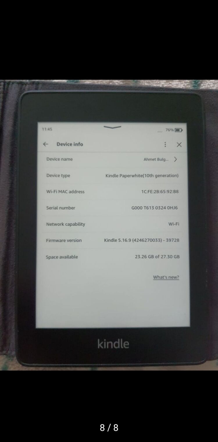 Kindle Paperwhite 4 - 32 GB - 10.Nesil