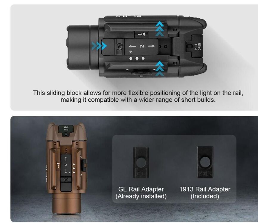OLIGHT PL-3S Valkyrie 1000 Lumens