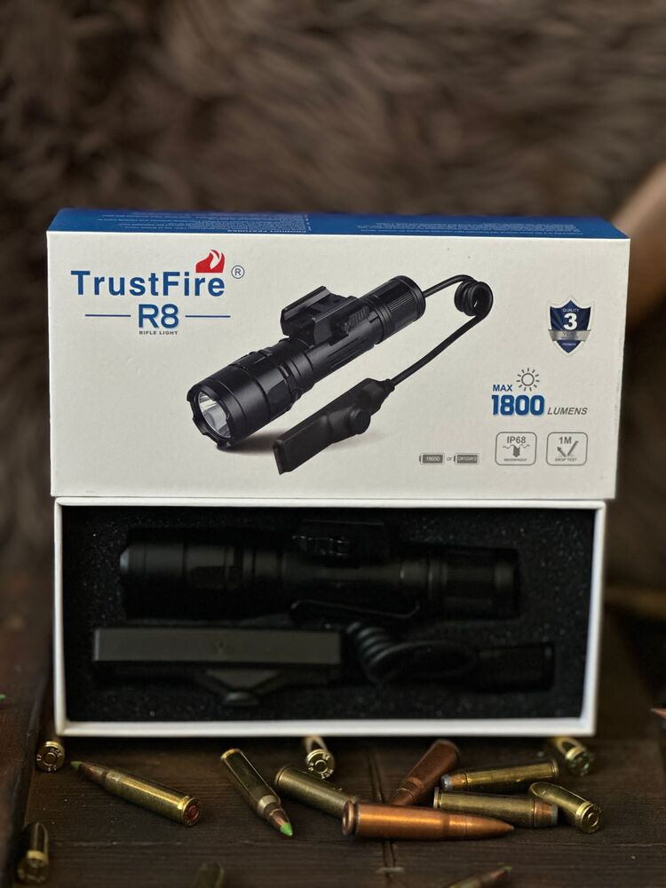 TrustFire R8 ordu taktik el feneri 1800 lümen 350 metre