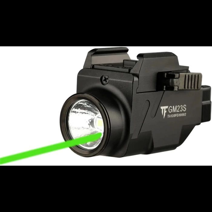 TrustFire GM23s Mini Lazerli Fener Orjinal 800 lümen Light and Green Laser Combo