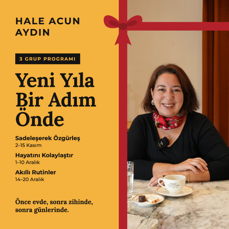 Yeni Yıla Bir Adım Önde · SÖ + Hayatını Kolaylaştır + Akıllı Rutinler · 3 Grup Programı