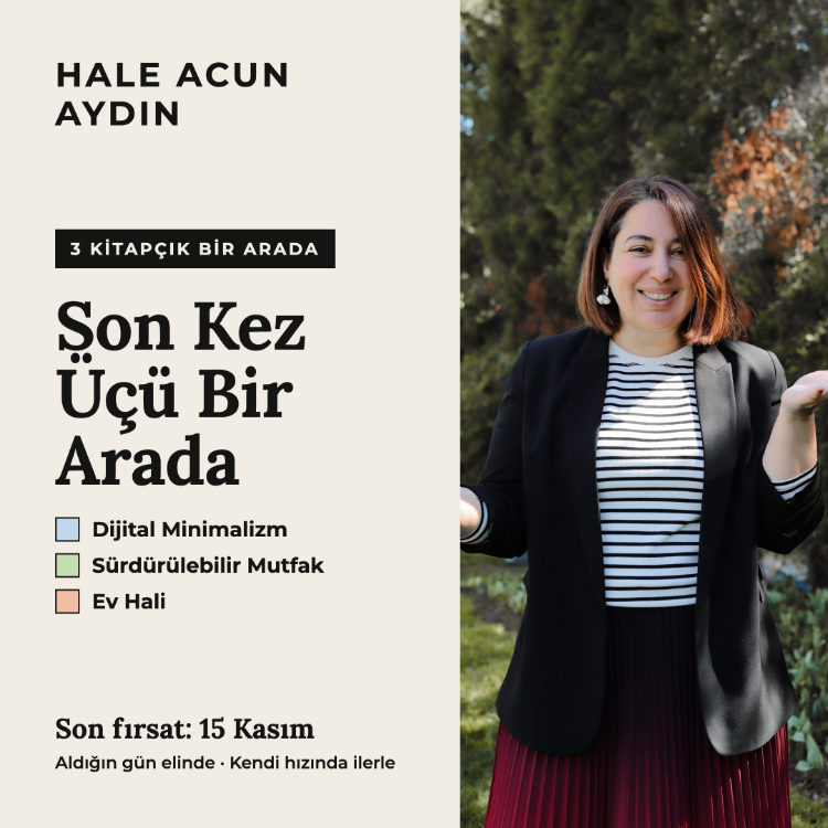 SON FIRSAT: ÜÇÜ BİR ARADA ÖZEL PAKET (Dijital Min.+ Sürd. Mutfak + Ev Hali)