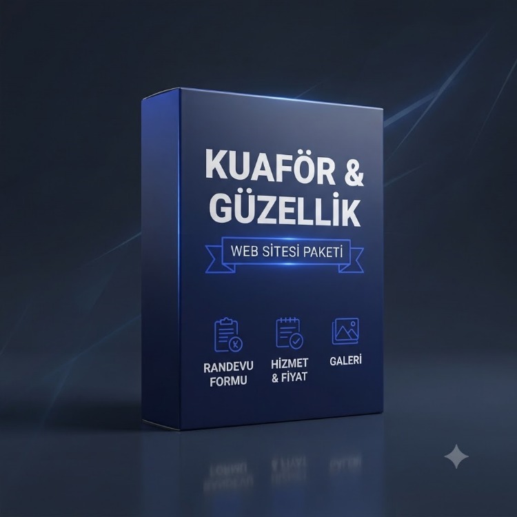 Kuaförler ve Güzellik Merkezleri İçin Özel Web Sitesi Paketi