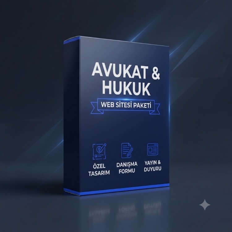 Avukatlara Özel Kurumsal Web Sitesi Paketi