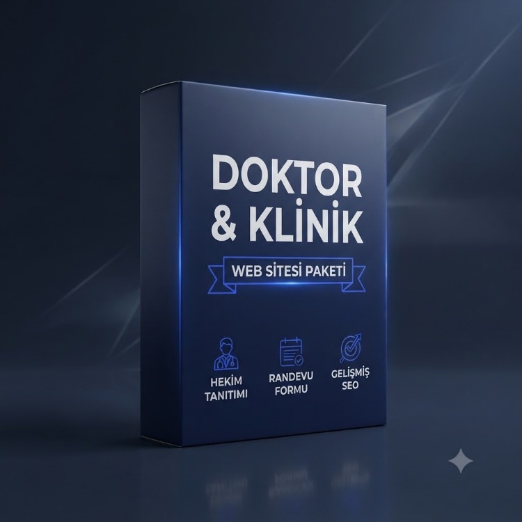 Doktorlar ve Klinikler İçin Kurumsal Web Sitesi Tasarım Paketi