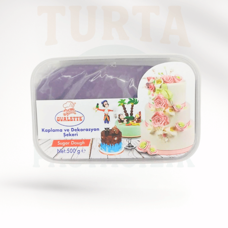 OVALETTE ŞEKER HAMURU MOR 500 GR