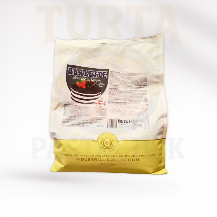 OVALETTE KADİFE SİYAH KEK – 3 KG