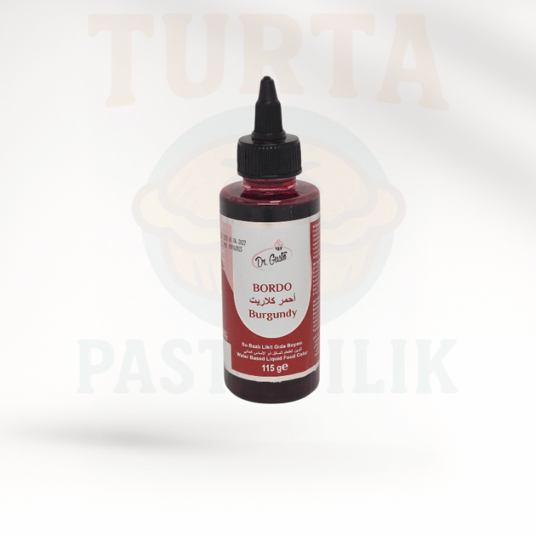 DR.GUSTO LİKİT BOYA BORDO 115 GR