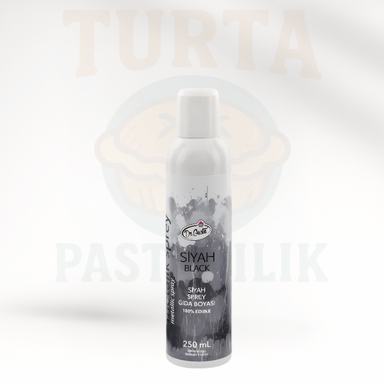 DR.GUSTO METALİK SPREY 250 ML SİYAH