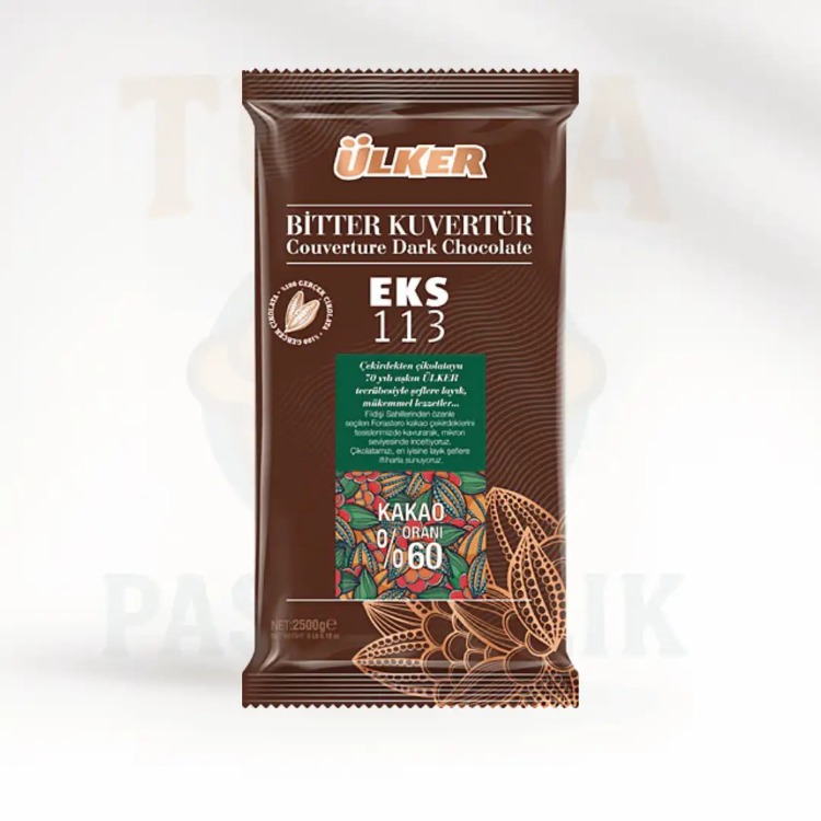 ÜLKER BİTTER KUVERTÜR – 2,5 KG (EKS 113)